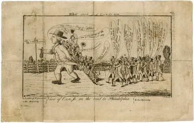 Co myślisz teraz o Kongresie? Widok Kongresu na drodze do Filadelfii A. Drabina Preferencji i Większości – B. Dwór, 1790